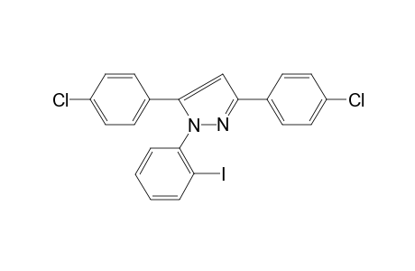 3,5-bis(4-chlorophenyl)-1-(2-iodophenyl)-1H-pyrazole