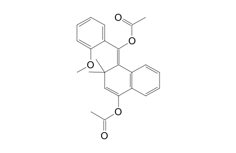 (Z)-4-(acetoxy(2-methoxy-phenyl)methylene)-3,3-dimethyl-3,4-dihydronaphthalen-1-yl acetate