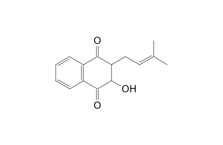 2-hydroxy-3-(3-methylbut-2-enyl)tetralin-1,4-dione