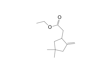 Ethyl-2-[4,4-dimethyl-2-methylenecyclopentanyl]acetate