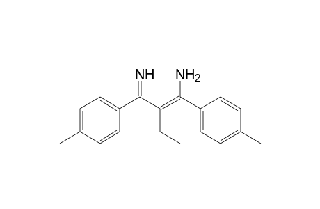 4-Amino-3-ethyl-2,4-bis(4-tolyl)-1-azabuta-1,3-diene