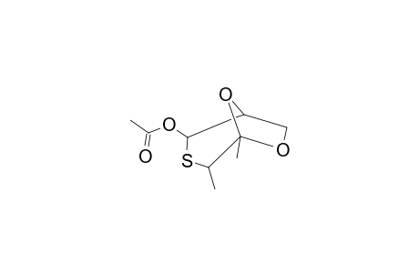 4,5-Dimethyl-6,8-dioxa-3-thiabicyclo[3.2.1]oct-2-yl acetate
