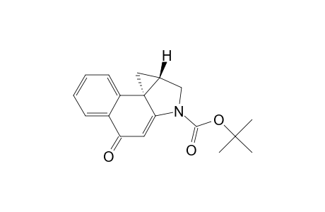 1H-Benzo[e]cycloprop[c]indole-2(4H)-carboxylic acid, 9,9a-dihydro-4-oxo-, 1,1-dimethylethyl ester, (8bR)-