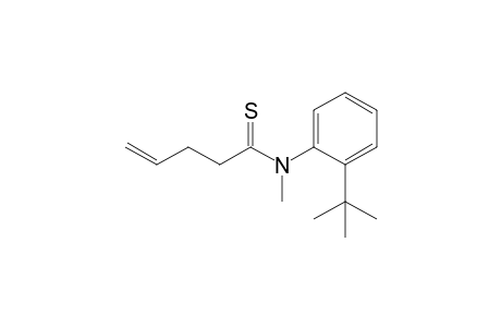 (E)-N-(2-tert-Butylphenyl)-N-methylpent-4-enethioamide