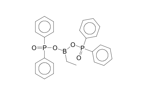 3-Ethyl-1,1,5,5-tetraphenyl-2,4-dioxa-1,5-diphospha-3-borapentane 1,5-dioxide