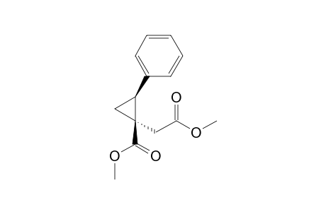 (R*,S*)-Methyl 2-phenyl-1-methoxycarbonylmethylcyclopropane-1-carboxylate
