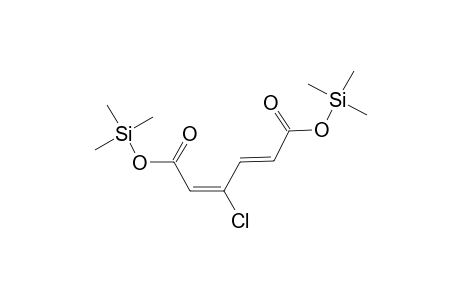 3-Chlorohexa-2,4-dien-1,6-dioic acid bisTMS dev