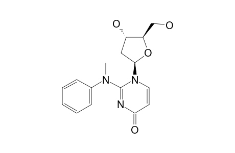 1-(2-DEOXY-BETA-D-RIBOFURANOSYL)-2-[METHYL-(PHENYL)-AMINO]-4-PYRIMIDINONE