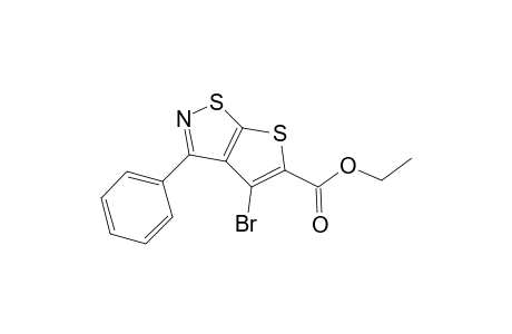 Thieno[3,2-d]isothiazole-5-carboxylic acid, 4-bromo-3-phenyl-, ethyl ester