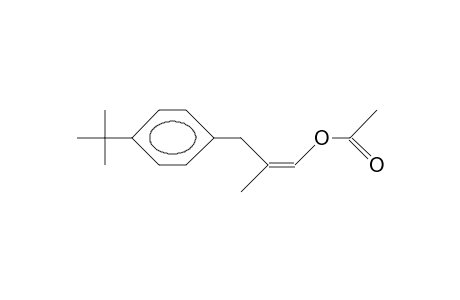 cis-1-Acetoxy-2-methyl-3-(4-tert-butyl-phenyl)-1-propene
