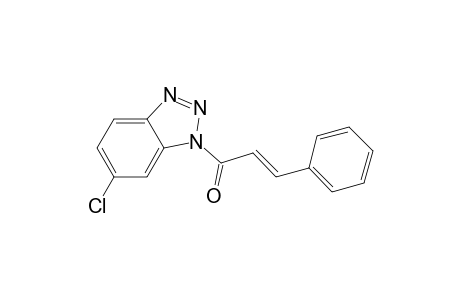 (E)-1-(6-chloranylbenzotriazol-1-yl)-3-phenyl-prop-2-en-1-one