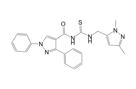 N-[(1,3-dimethyl-1H-pyrazol-5-yl)methyl]-N'-[(1,3-diphenyl-1H-pyrazol-4-yl)carbonyl]thiourea