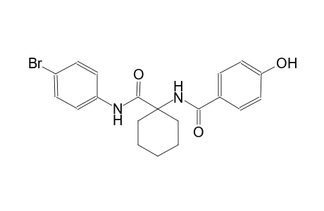 N-[1-[(4-bromoanilino)-oxomethyl]cyclohexyl]-4-hydroxybenzamide