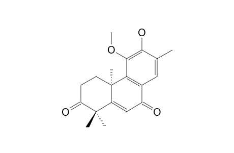 12-Hydroxy-11-methoxy-13-methylpodocarpa-5,8,11,13-tetraene-3,7-dione