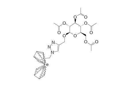 [4-(2,3,4,6-TETRA-O-ACETYL-BETA-D-GLUCOPYRANOSYLOXYMETHYL)-1H-1,2,3-TRIAZOL-1-YL]-METHYLFERROCENE