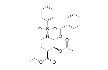 (2R(*),3S(*),4R(*))-3-Acetoxy-2-(benzyloxy)-4-(ethoxycarbonyl)-1-(phenylsulfonyl)-1,2,3,4-tetrahydropyridine