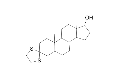 10,13-dimethyl-17-spiro[1,2,4,5,6,7,8,9,11,12,14,15,16,17-tetradecahydrocyclopenta[a]phenanthrene-3,2'-1,3-dithiolane]ol