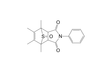 N-phenyl-1,2,3,4-tetramethyl-7-thiabicyclo[2.2.1]hept-5-ene-2,3-dicarboximide 7-oxide