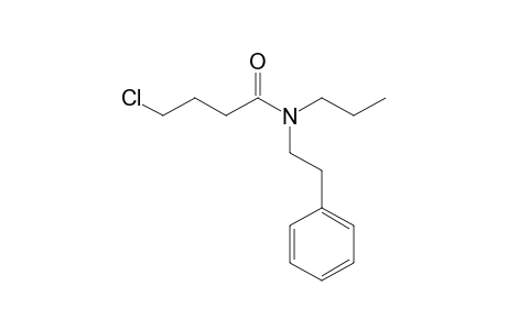 Butyramide, 4-chloro-N-(2-phenylethyl)-N-propyl-