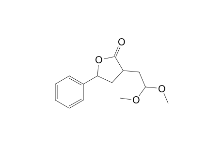 3-(2,2-dimethoxyethyl)-5-phenyl-4,5-dihydrofuran-2(3H)-one