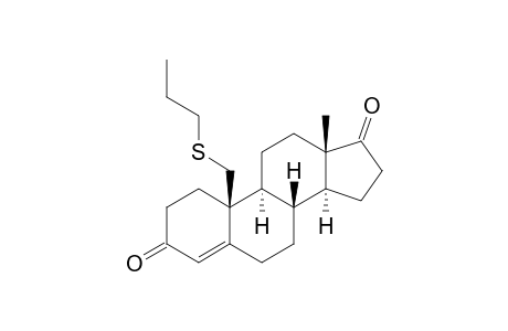 Androst-4-ene-3,17-dione, 19-(propylthio)-