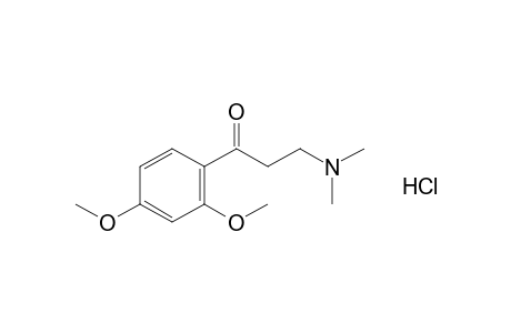 2',4'-dimethoxy-3-(dimethylamino)propiophenone, hydrochloride