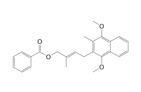 (E)-4-(1,4-Dimethoxy-3-methylnaphth-2-yl)-2-methylbut-2-enyl Benzoate