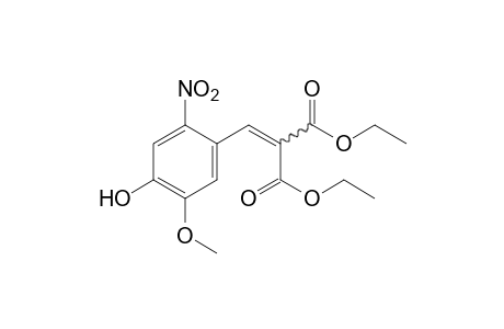 (6-nitrovanillylidene)malonic acid, diethyl ester