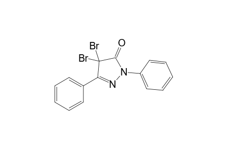 4,4-Dibromo-1,3-diphenyl-2-pyrazolin-5-one