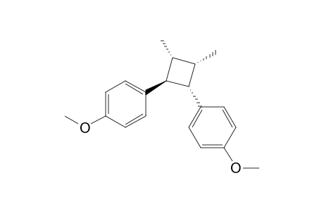 (1.alpha.,2.beta.,3.alpha.,4.alpa.)-1,2-bis(4-methoxyphenyl)-3,4-dimethylcyclobutane