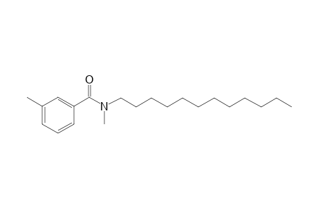 Benzamide, 3-methyl-N-methyl-N-dodecyl-