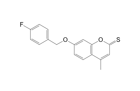 7-(4-fluorobenzyl)oxy-4-methyl-chromene-2-thione