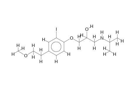 1-[2-Iodo-4-(2-methoxy-ethyl)-cyclohexyloxy]-3-isopropylamino-propan-2-ol