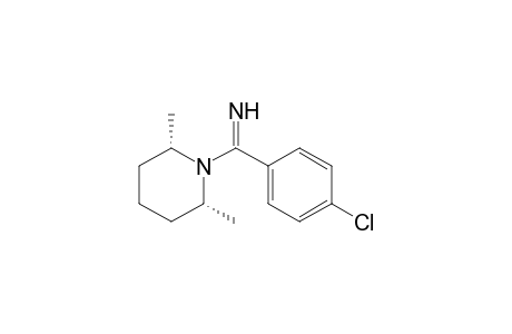 (4-Chlorophenyl)[(2R,6S)-2,6-dimethylpiperidin-1-yl]methanimine