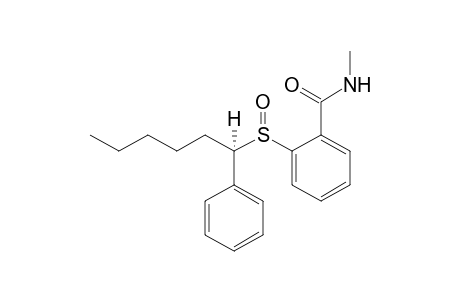 N-Methyl-2-((R)-1-phenyl-hexane-1-sulfinyl)-benzamide
