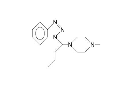 1-(1-<N-Methyl-piperazino>-butyl)-1H-benzotriazole