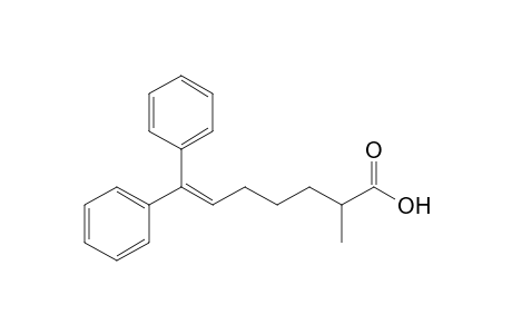 7,7-Diphenyl-2-methyl-6-heptenoic acid