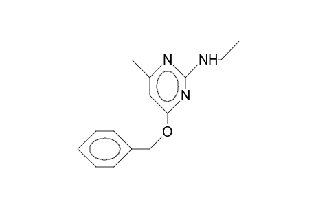 4-Benzyloxy-2-ethylamino-6-methyl-pyrimidine