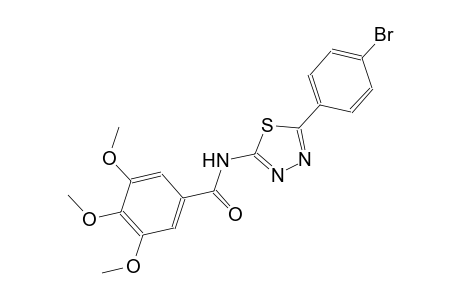 N-[5-(4-bromophenyl)-1,3,4-thiadiazol-2-yl]-3,4,5-trimethoxybenzamide