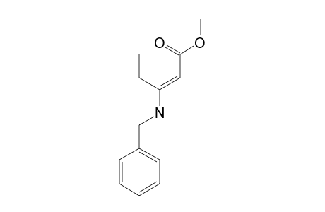 METHYL-3-(PHENYLMETHYL)-AMINO-2-PENTENOATE