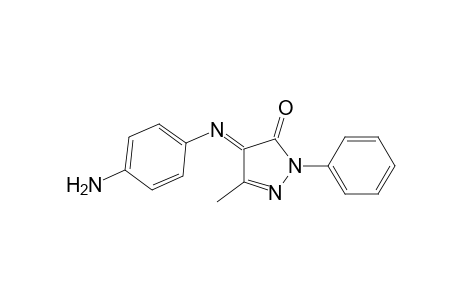 3H-Pyrazol-3-one, 4-[(4-aminophenyl)imino]-2,4-dihydro-5-methyl-2-phenyl-