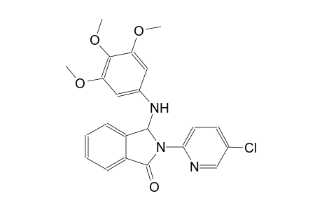 1H-isoindol-1-one, 2-(5-chloro-2-pyridinyl)-2,3-dihydro-3-[(3,4,5-trimethoxyphenyl)amino]-