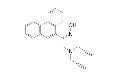 (1E)-2-[Di(2-propynyl)amino]-1-(9-phenanthryl)ethanone oxime