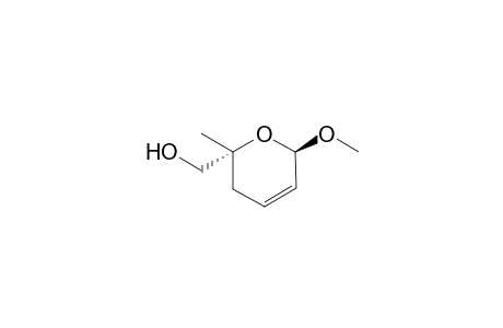 (2R,6R)-3,6-Dihydro-6-methoxy-2-methyl-2H-pyran-2-methanol