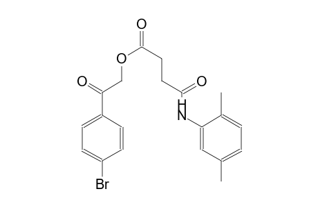 butanoic acid, 4-[(2,5-dimethylphenyl)amino]-4-oxo-, 2-(4-bromophenyl)-2-oxoethyl ester