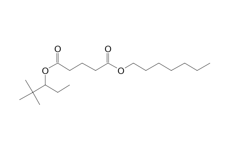 Glutaric acid, 2,2-dimethylpent-3-yl heptyl ester