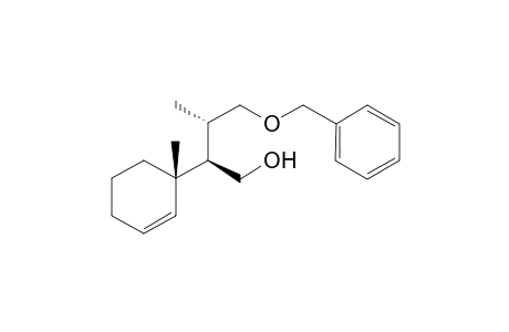 (2R,3S)-4-Benzyloxy-3-methyl-2-((1S)-1-methyl-2-cyclohexenylbutan-1-ol