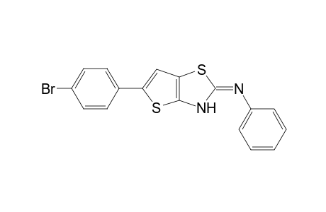 2-Phenylimino-5-(4-bromophenyl)-2,3-dihydro-thieno[2,3-d]thiazole
