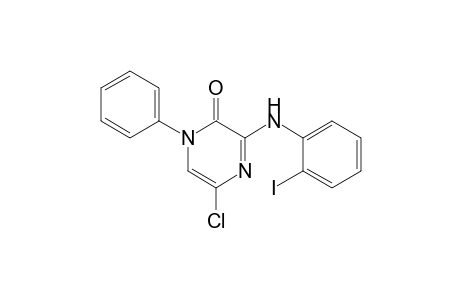 5-Chloro-3-(2-iodophenylamino)-1-phenyl-2(1H)-pyrazinone