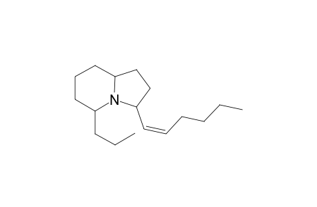3-(Hexenyl)-5-propyl-indolizidine